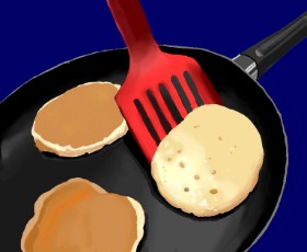 Drawing of Pancakes by IThinkWereDoomed
