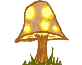 Lovelybones の きのこ の絵