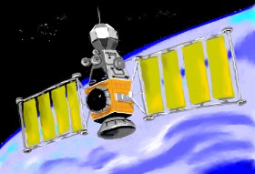 Flowerpot の 衛星 の絵