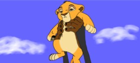 Drawing of Simba (Lion King) by Annie