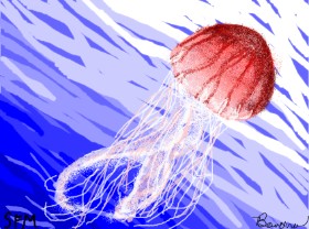 Рисунок на тему «Медуза» — автор: Banana