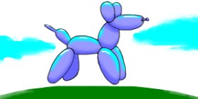 Swimmer の 風船 の絵