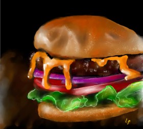 Hamburger - autor: Leah