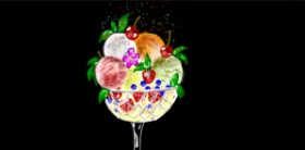 Eclat de Lune の アイスクリーム の絵