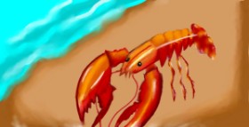 Fortnite sweat の ロブスター の絵