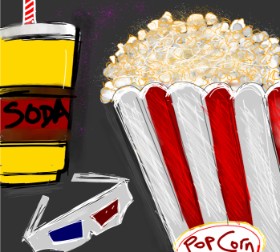 Zeemal の ポップコーン の絵