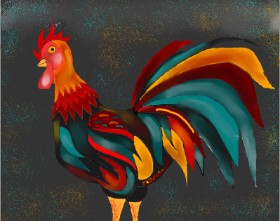 Freny の 雄鶏 の絵
