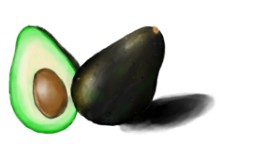 Randar の アボカド の絵