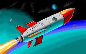 Рисунок на тему «Ракета» — автор: Herbert