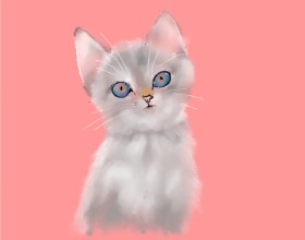 Рисунок на тему «Котенок» — автор: Cec