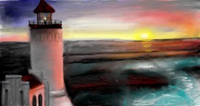 Svjetionik - autor: Mia