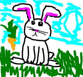 dscwvjh の ウサギ の絵
