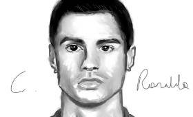 Cristiano Ronaldo - autor: DrawSomething