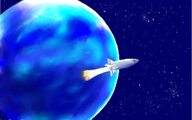 Рисунок на тему «Ракета» — автор: GJP