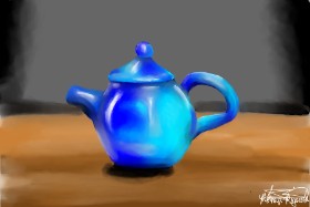 RONANONANONANONANNOANANON の ティーポット の絵