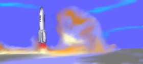 Рисунок на тему «Ракета» — автор: Aneeyas