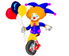 Drawing of Unicycle by QueenofGreen