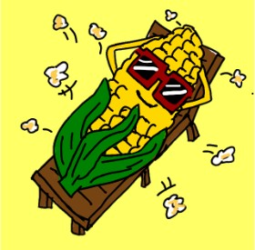 MaRi の トウモロコシ の絵