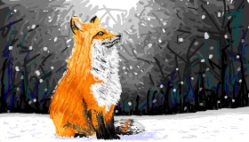 Sam の キツネ の絵