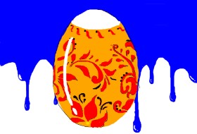 Drawing of Easter egg by Mr.P
