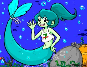 JustShin の 人魚 の絵