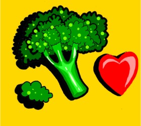 Loves の ブロッコリー の絵
