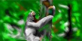 Effulgent Emerald の ナマケモノ の絵