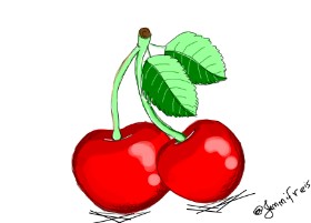 Jennifreis の さくらんぼ の絵