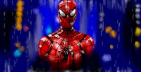 Eclat de Lune の スパイダーマン の絵