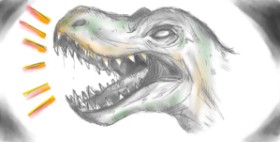 You の ティラノサウルス・レックス の絵
