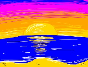 Nova の ビーチ の絵