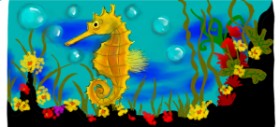 DebbyLee の タツノオトシゴ の絵