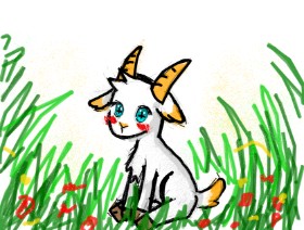 Drawing of Goat by Ray