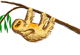 Luxembourg の ナマケモノ の絵