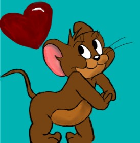 Drawing of Jerry (Tom & Jerry) by KayXXXlee