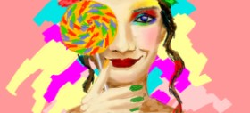 Drawing of Lollipop by Güber Gru