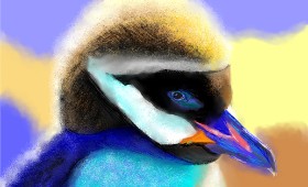 Herbert の ペンギン の絵