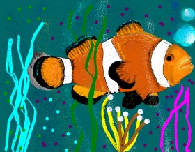 Рисунок на тему «Clownfish» — автор: Yashi 🐢