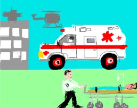 Yasi の 救急車 の絵