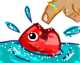 Pine の 魚 の絵