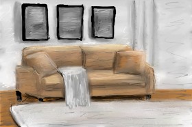 Kauč - autor: Mia