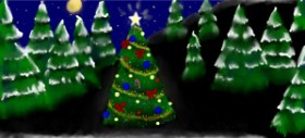 Mar の クリスマスツリー の絵