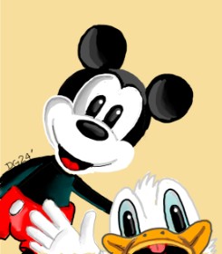 GreyhoundMama の ミッキーマウス の絵