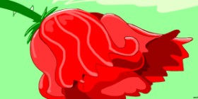 Drawing of Rose by Swimmer