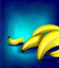 Drawing of Banana by Sarahsays