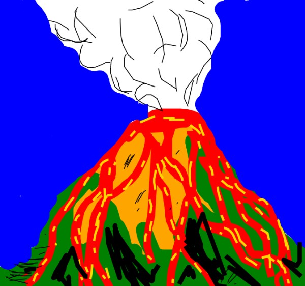 shilah の 火山 の絵