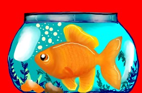 zeenmachine の 金魚 の絵