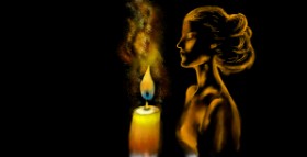Рисунок на тему «Свеча» — автор: Eclat de Lune