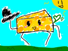 That One Llama の チーズ の絵