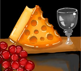Nuz ha の チーズ の絵
